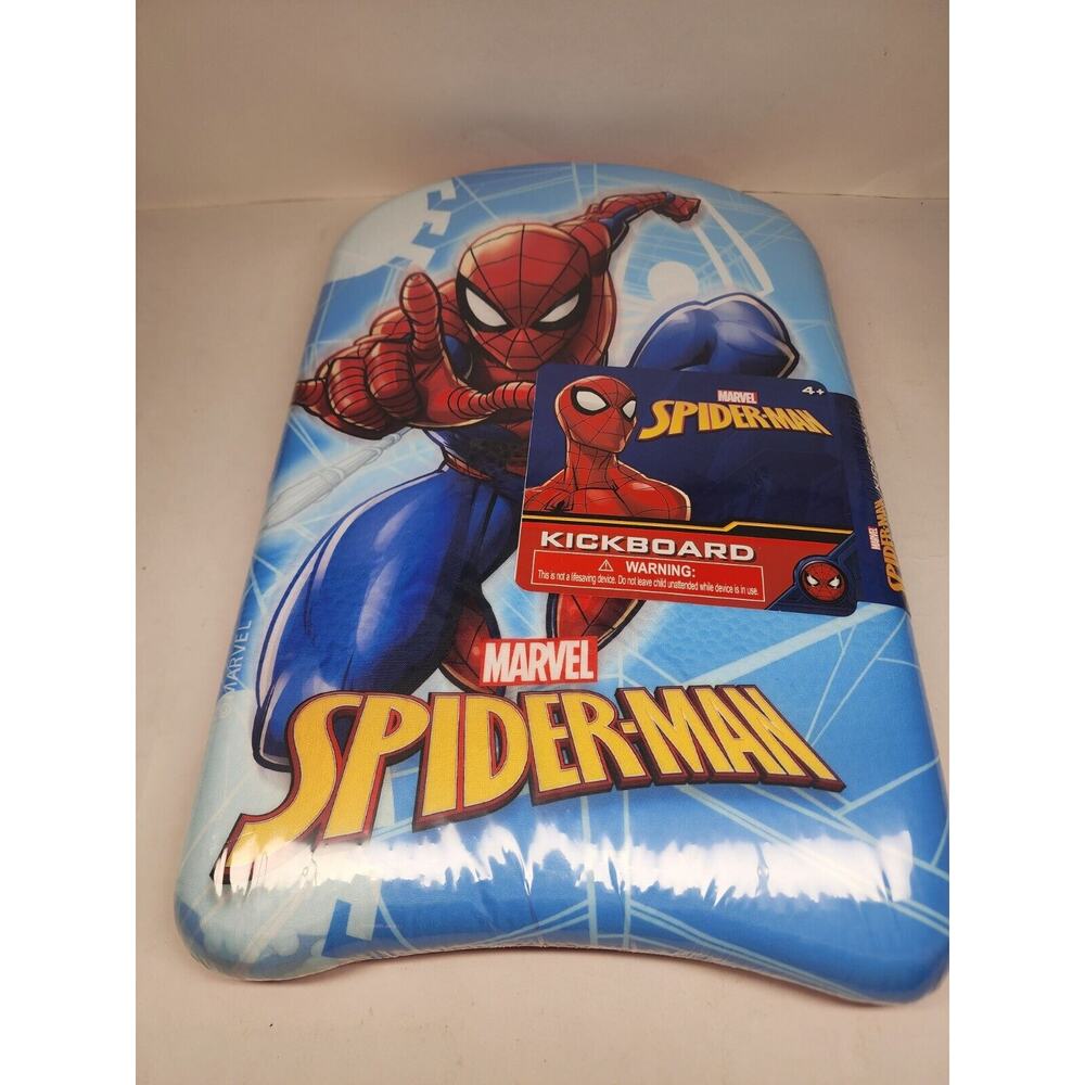 Spiderman Marvel Foam Kickboard Kids Lightweight 17.5 x 9.25" Swim